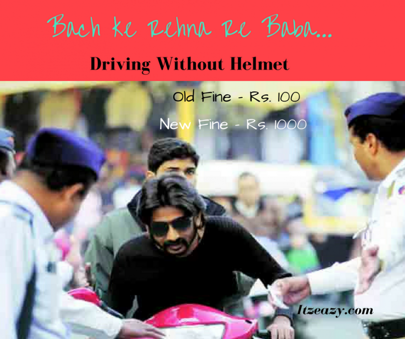 driving without helmet