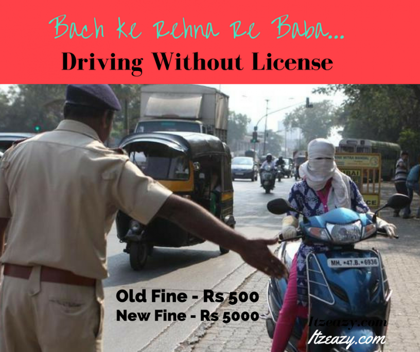 driving without driving license
