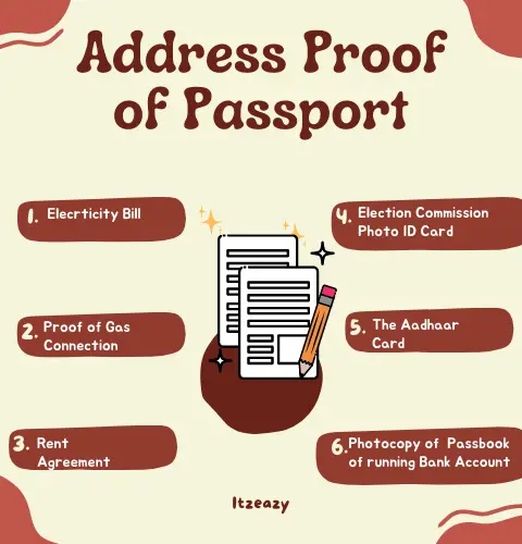Address proof for passport
