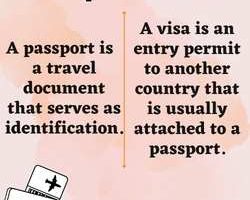 difference between passport and visa