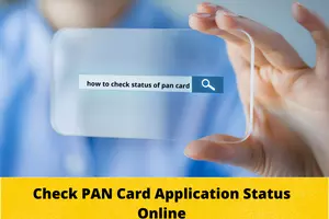 check pan card application status online
