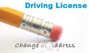 Driving licence address change | Change address on driving licence online