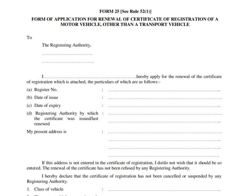 Re Registration Of Vehicle In India Itzeazy re-registration-of-vehicle-in-india-itzeazy