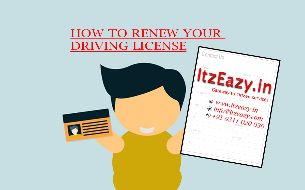 How to renew your driving license Itzeazy