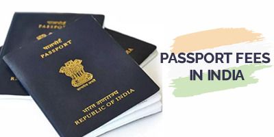 passport fee in India
