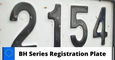 BH series registration plate