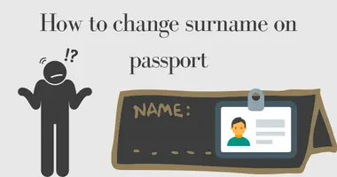 how to change surname on passport