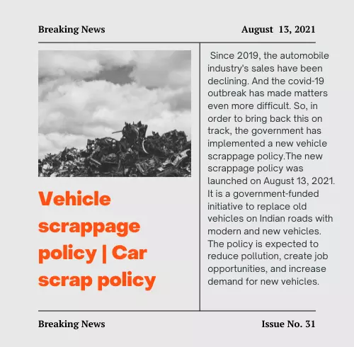 car scrap policy
