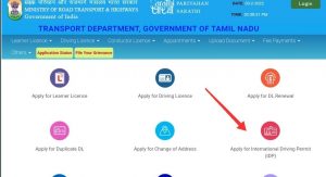 international driving license Chennai