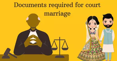 documents required for court marriage