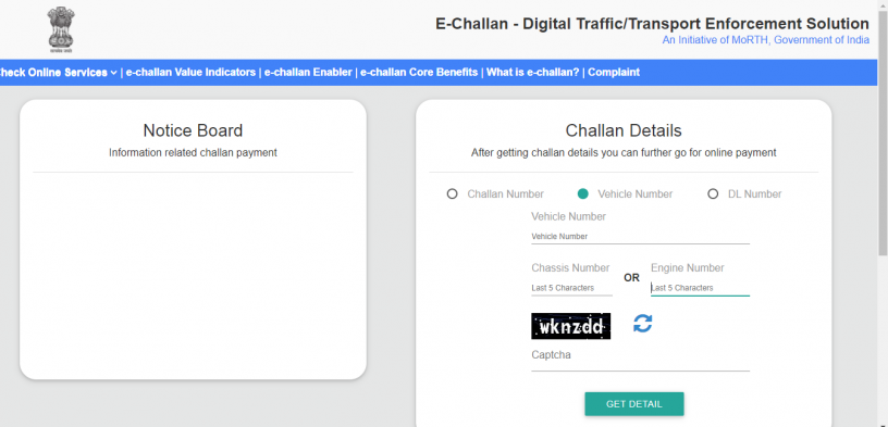 How To Check Chalan Online | E Challan Check | E Challan Pay