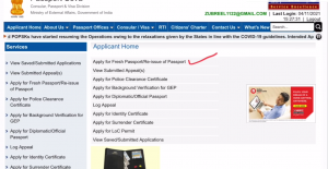 apply passport in Post Office Passport Seva Kendra