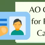 AO code for PAN Card