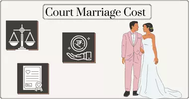 Court marriage cost in India