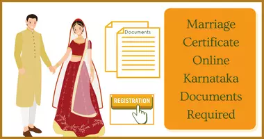 marriage certificate online Karnataka documents required