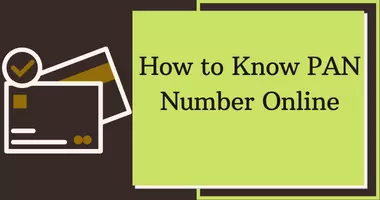 How to know pan number online