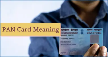 PAN card number meaning