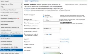 post office passport seva kendra apply online