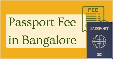 passport fee in Bangalore