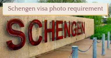 Schengen visa photo requirement