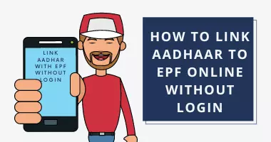 how to link aadhaar to epf online without login