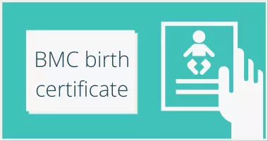 BMC birth certificate