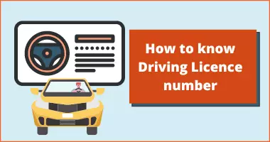 How to know Driving Licence number