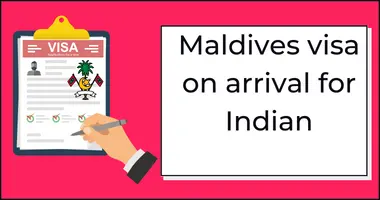 Maldives visa on arrival for indian