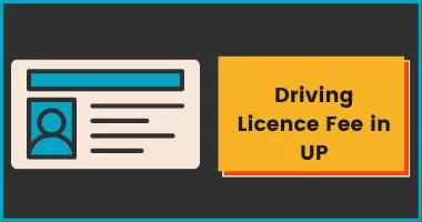 driving licence fee in UP
