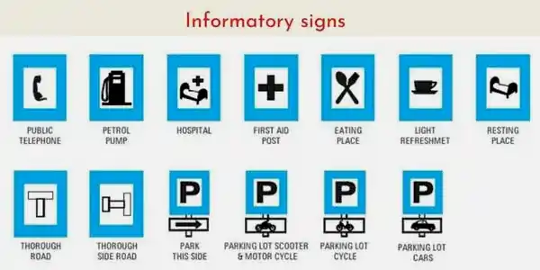 Informatory traffic signs