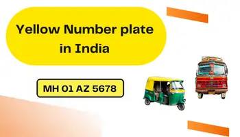 Yellow Number plate in India-itzeazy