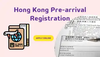 Hong Kong Pre arrival Registration and Hong Kong visa for Indians