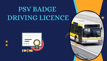 PSV Badge Driving Licence