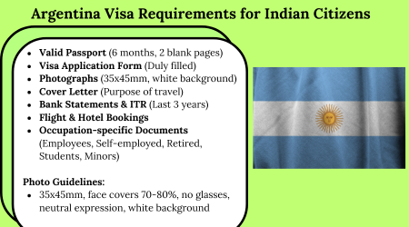 Argentina Visa Requirements for Indian Citizens