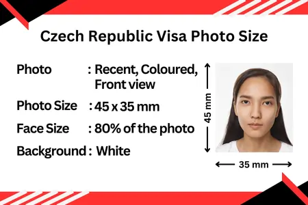 Czech Republic Visa Photo Size