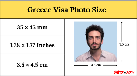 Greece Visa Photo Size