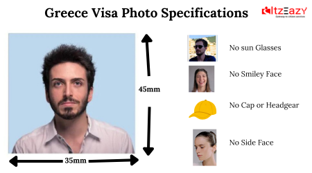 Greece Visa Photo Specifications