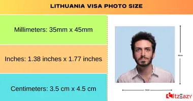 Lithuania Visa Photo Size