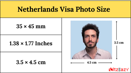 Netherlands Visa Photo Size