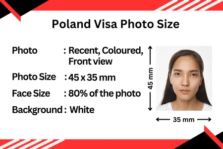 Poland Visa Photo Size