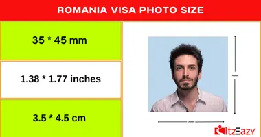 Romania Visa Photo Size