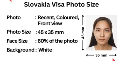 Slovakia Visa Photo Size