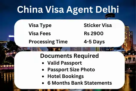 China Visa Agent Delhi