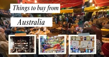 Things to buy from Australia