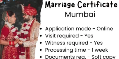 marriage certificate online mumbai