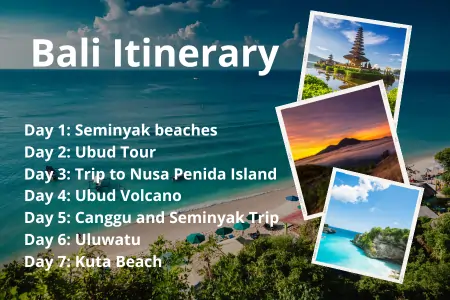 Bali Itinerary