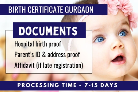 Birth Certificate Gurgaon