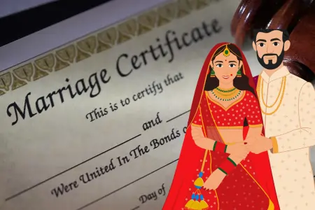 Marriage certificate in Delhi