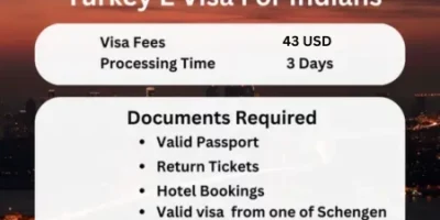 Turkey eVisa requirement for Indians