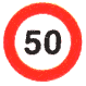 Speed Limit (50 km/hr)
